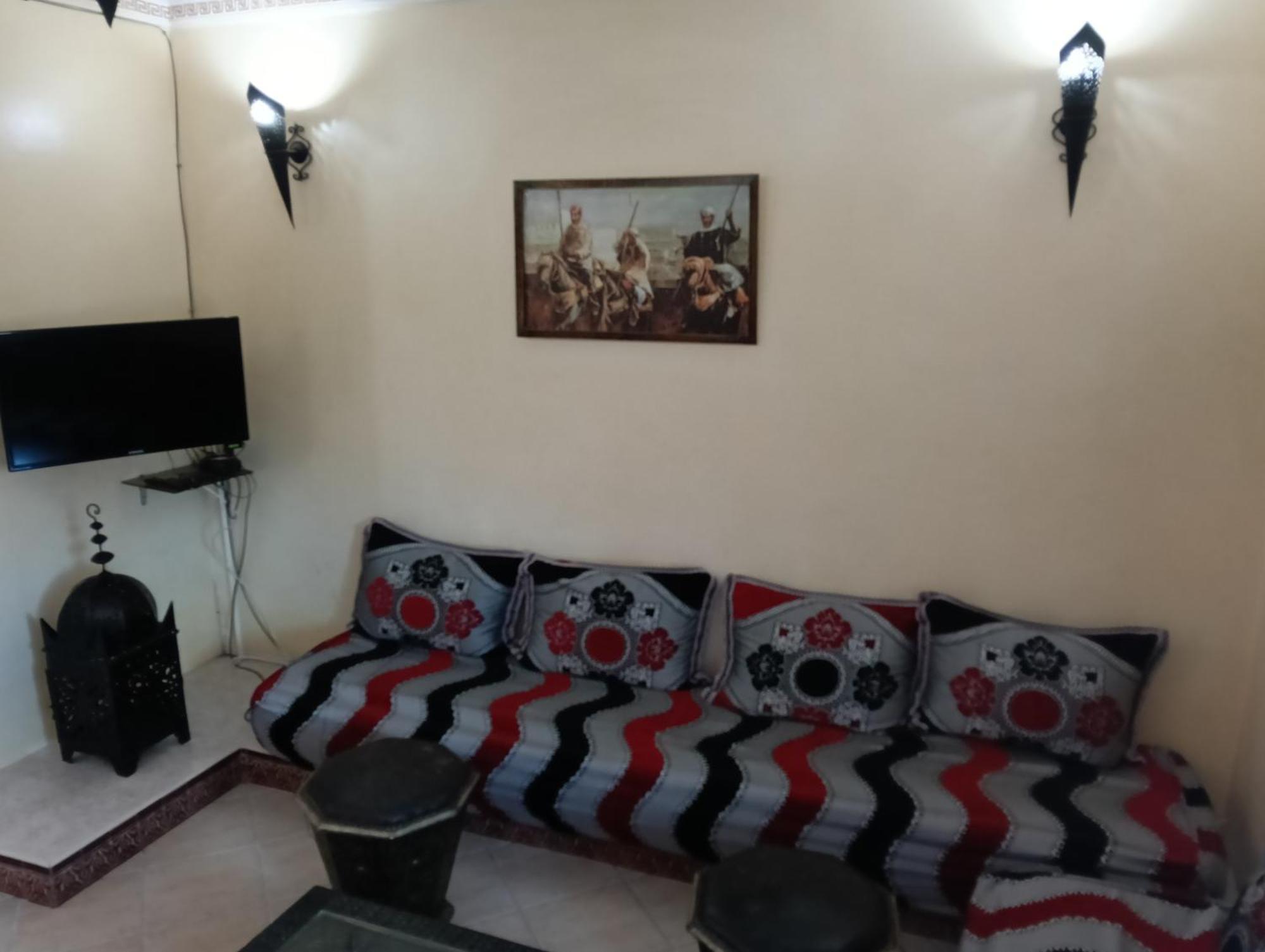 Charmant Appartement Dans Un Quartier Chic Et Calme Marrakesch Exterior foto
